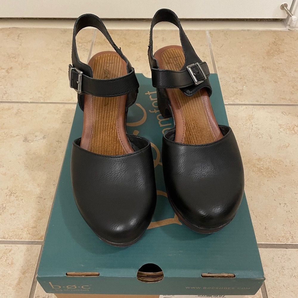 B O C BY BØRN Natasha Clog Black, Size 10